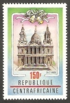 Stamps Central African Republic -  452 - Catedral de Saint Paul
