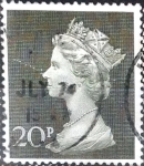 Stamps United Kingdom -  Intercambio 0,20 usd 20 p. 1970