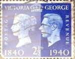 Stamps United Kingdom -  Intercambio 0,55 usd 2,5 p. 1940