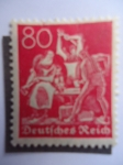 Stamps Germany -  Herrero - Deutfches Reich.