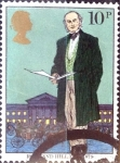 Stamps United Kingdom -  Intercambio 0,25 usd 10 p. 1979