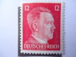 Stamps Germany -  Adolfo Hitler - Deutsches Reich.
