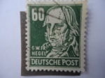 Stamps Germany -  G.W.FR. Hegel.
