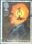 Stamps United Kingdom -  Intercambio 0,60 usd 22 p. 1991