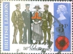 Stamps : Europe : United_Kingdom :  Intercambio 0,20 usd 3 p. 1971