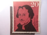 Stamps Germany -  Teológo Philipp Melanchthon (Philipp Schwartzerdt) 1497-1560