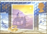 Stamps United Kingdom -  Intercambio 0,25 usd 14 p. 1988