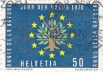 Stamps Switzerland -  año de la naturaleza
