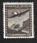 Stamps Chile -  Alas sobre Chile