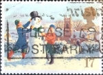 Stamps United Kingdom -  Intercambio 0,25 usd 17 p. 1990