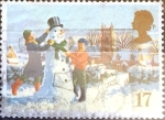 Stamps United Kingdom -  Intercambio 0,25 usd 17 p. 1990