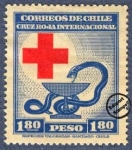 Sellos de America - Chile -  80º Aniversario de la Cruz Roja Internacional