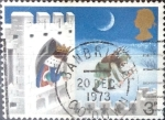 Stamps United Kingdom -  Intercambio 0,35 usd 3 p. 1973