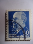 Stamps Germany -  Walter Ulbricht.(1893-1973) Presidente de Estado de la República Dem. Alemana (1961/73)