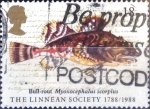 Stamps United Kingdom -  Intercambio 0,45 usd 18 p. 1988