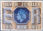 Stamps United Kingdom -  Intercambio 0,40 usd 10 p. 1977