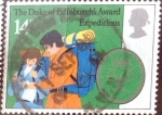 Stamps United Kingdom -  Intercambio 0,25 usd 14 p. 1981