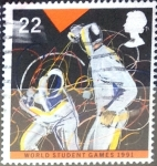 Stamps : Europe : United_Kingdom :  Intercambio 0,60 usd 22 p. 1991