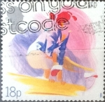 Stamps United Kingdom -  Intercambio 0,50 usd 18 p. 1988