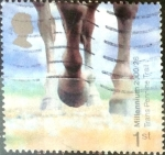 Stamps United Kingdom -  Intercambio 0,80 usd 27 p. 2000