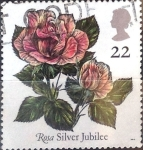 Stamps United Kingdom -  Intercambio 0,50 usd 22 p. 1991