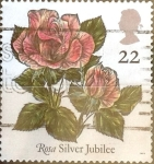 Stamps United Kingdom -  Intercambio 0,50 usd 22 p. 1991