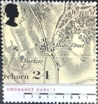 Stamps United Kingdom -  Intercambio 0,50 usd 24 p. 1991