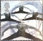 Stamps United Kingdom -  Intercambio 0,40 usd 19 p. 2000