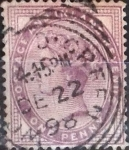 Stamps Europe - United Kingdom -  Intercambio 2,00 usd 1 p. 1881