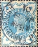 Stamps United Kingdom -  Intercambio 2,10 usd 1/2 p. 1900