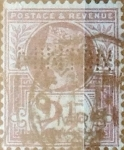 Stamps United Kingdom -  Intercambio 3,25 usd 2,5 p. 1887