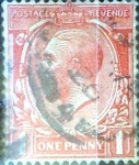 Sellos de Europa - Reino Unido -  Intercambio 1,10 usd 1 p. 1924