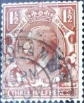 Stamps United Kingdom -  Intercambio 1,10 usd 1,5 p. 1924