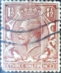 Stamps United Kingdom -  Intercambio 1,10 usd 1,5 p. 1924
