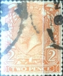 Stamps United Kingdom -  Intercambio 2,90 usd 2 p. 1924
