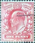 Stamps United Kingdom -  Intercambio 1,75 usd 1 p. 1902