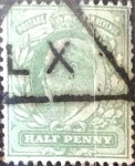 Stamps United Kingdom -  Intercambio 1,75 usd 1/2 p. 1904
