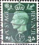 Stamps United Kingdom -  Intercambio 0,25 usd 1/2 p. 1937