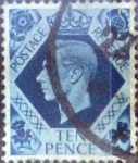 Stamps : Europe : United_Kingdom :  Intercambio 0,85 usd 10 p. 1939