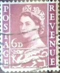 Stamps : Europe : United_Kingdom :  Intercambio 0,35 usd 6 p. 1958