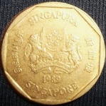monedas de Asia - Singapur -  1989 (Anverso)