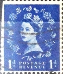 Stamps United Kingdom -  Intercambio 0,20 usd 1 p. 1953