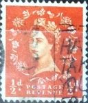 Stamps : Europe : United_Kingdom :  Intercambio 0,20 usd 1/2 p. 1953
