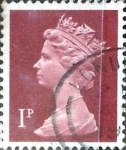 Stamps United Kingdom -  Intercambio 0,20 usd 1 p. 1971