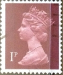 Stamps : Europe : United_Kingdom :  Intercambio 0,20 usd 1 p. 1971