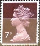 Stamps United Kingdom -  Intercambio 0,40 usd 7 p. 1975