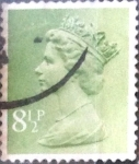 Stamps United Kingdom -  Intercambio 0,20 usd 8,5 p. 1975