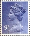Stamps United Kingdom -  Intercambio 0,20 usd 9 p. 1976