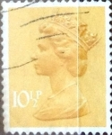 Stamps United Kingdom -  Intercambio 0,50 usd 10,5 p. 1976