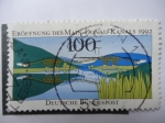 Stamps Germany -  Eröffnung des Main-Donau-Kanals. 